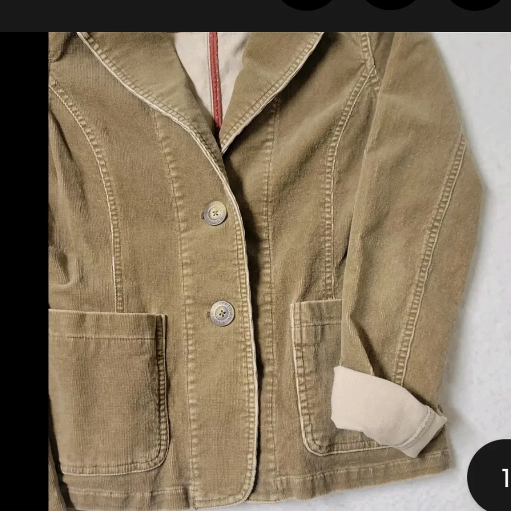 American outfitter Blazer, Tan, Corduroy,EUC,American, Eagle small, petite - Picture 3 of 6
